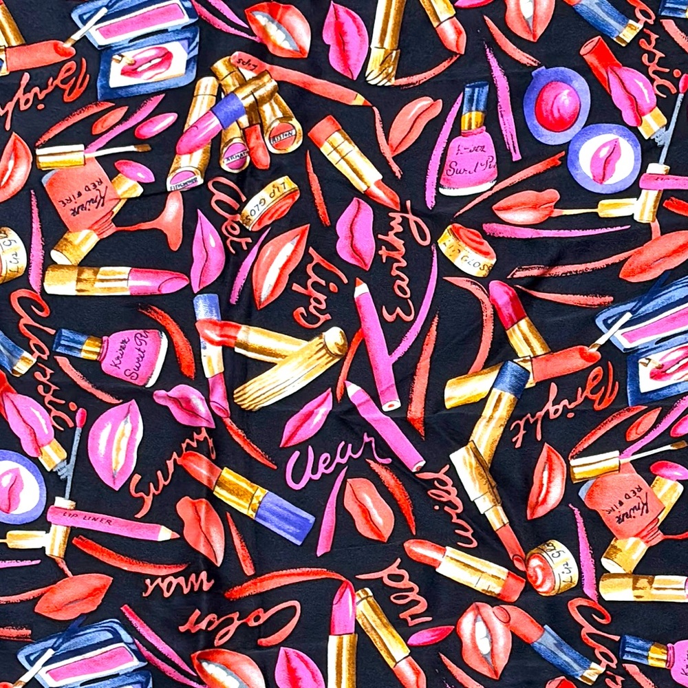 RARE GORGEOUS ALBERTO MAKALI MAKE UP SCARF